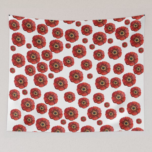 Item preview, Red Poppies Transparent  designed and sold by Rocky Mountain Artistry.