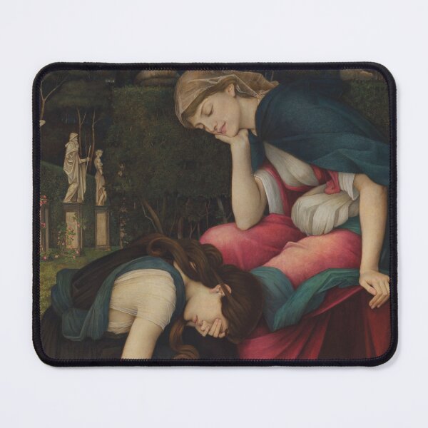 Item preview, Patience on a Monument Smiling at Grief | John Roddam Spencer Stanhope | 1884 Pre-Raphaelite Art designed and sold by CJET.