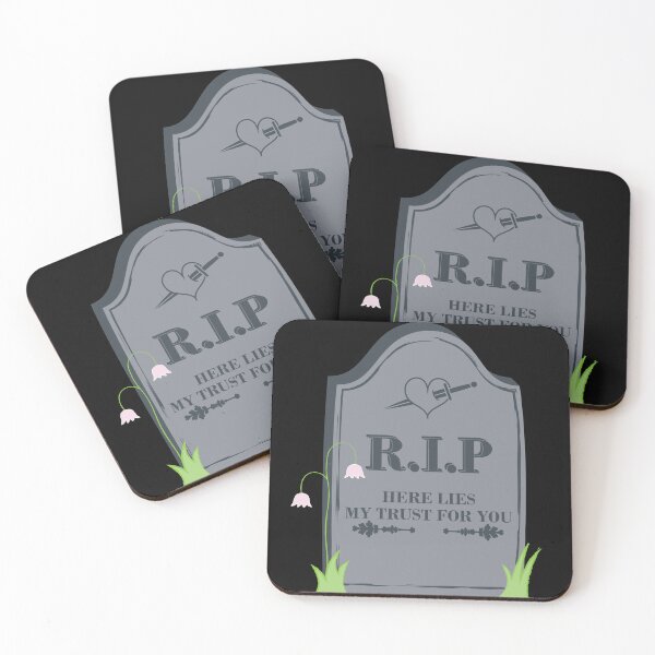 Item preview, Here lies my trust for you - Headstone designed and sold by LybiesMood.