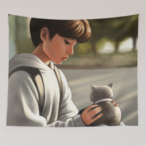 Item preview, Boy & Cat designed and sold by SaeedeNik.