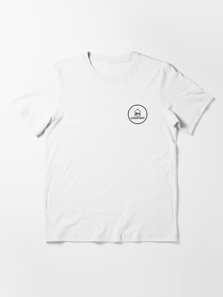 White/Black Logo Tee