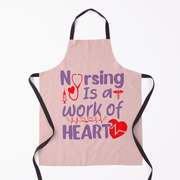 Item preview, Nursing is a work of heart designed and sold by OnlyCoolDesigns.