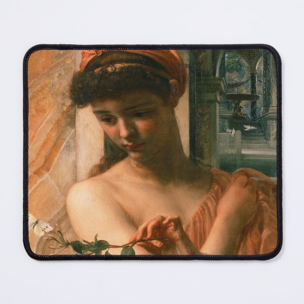 Item preview, Psyche in the Temple of Love | Edward John Poynter | 1882 Pre-Raphaelite Art designed and sold by CJET.