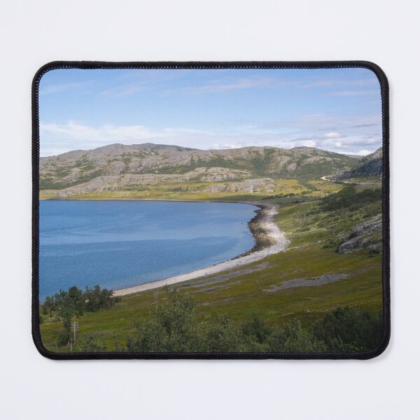 Item preview, Wonderful landscapes in Norway. Nord-Norge. Beautiful scenery of Lebesby coastline in the Troms og Finnmark. Sunny day. designed and sold by Maurizio Fabbroni.