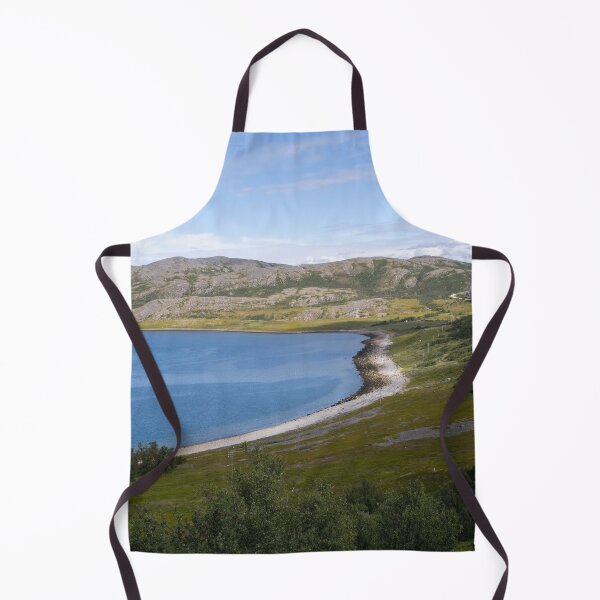 Item preview, Wonderful landscapes in Norway. Nord-Norge. Beautiful scenery of Lebesby coastline in the Troms og Finnmark. Sunny day. designed and sold by Maurizio Fabbroni.