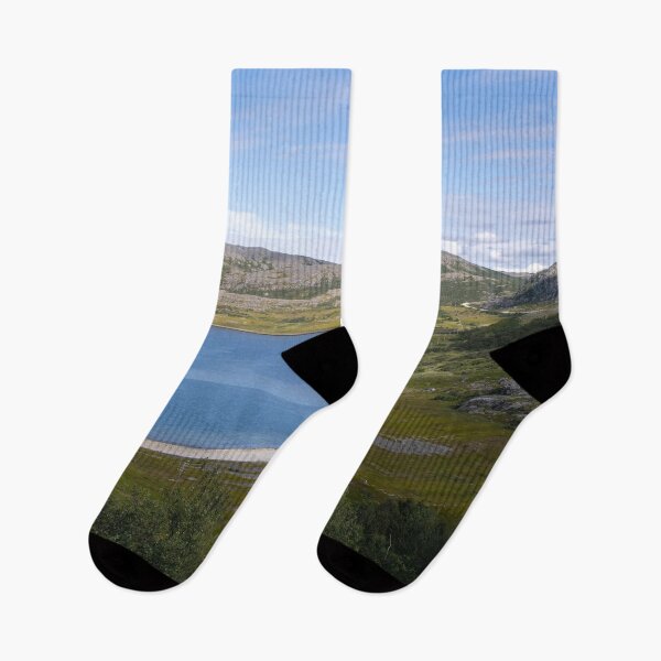 Item preview, Wonderful landscapes in Norway. Nord-Norge. Beautiful scenery of Lebesby coastline in the Troms og Finnmark. Sunny day. designed and sold by Maurizio Fabbroni.