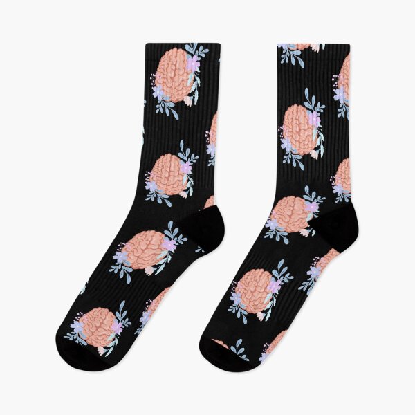 Item preview, Human brain with colorful flowers  designed and sold by Preslava Genova.