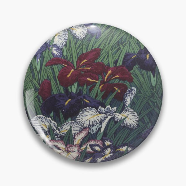 Item preview,  Kawase Hasui  Iris Flowers designed and sold by TeeARTHY.
