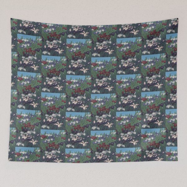 Item preview,  Kawase Hasui  Iris Flowers designed and sold by TeeARTHY.