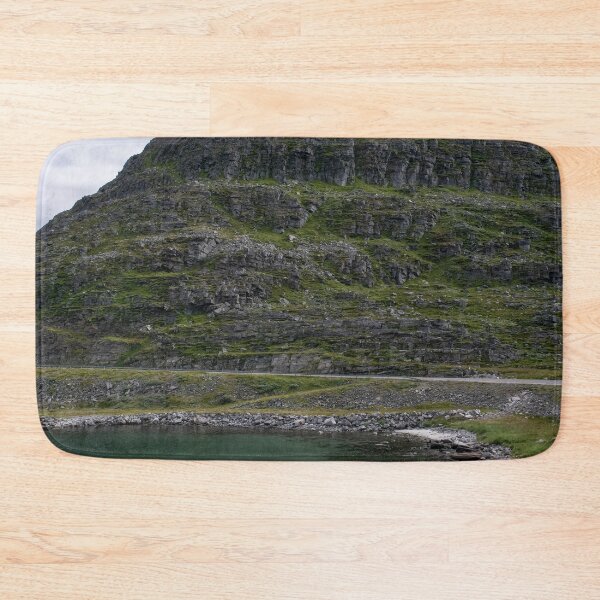 Item preview, Wonderful landscapes in Norway. Nord-Norge. Beautiful scenery of Masoy coastline at Havoysund in the Troms og Finnmark. Cloudy day.  (vertical) designed and sold by Maurizio Fabbroni.