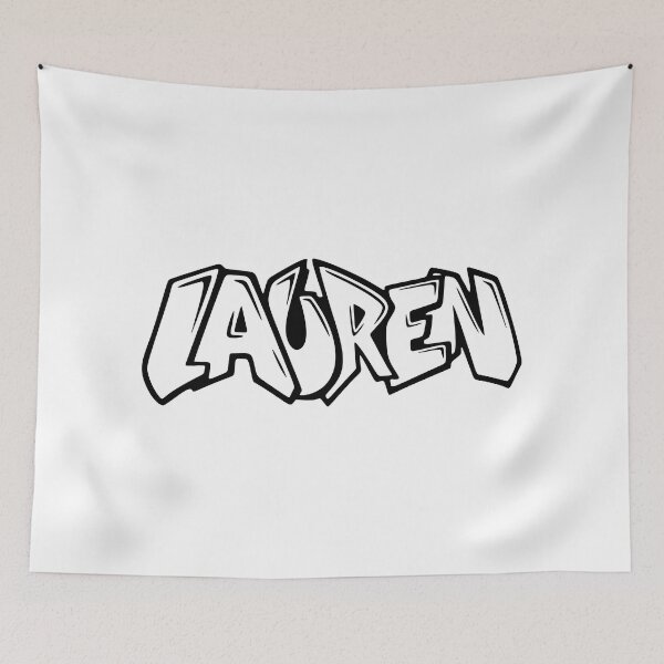 Item preview, Lauren - Graffiti Name Design designed and sold by NameThatShirt.