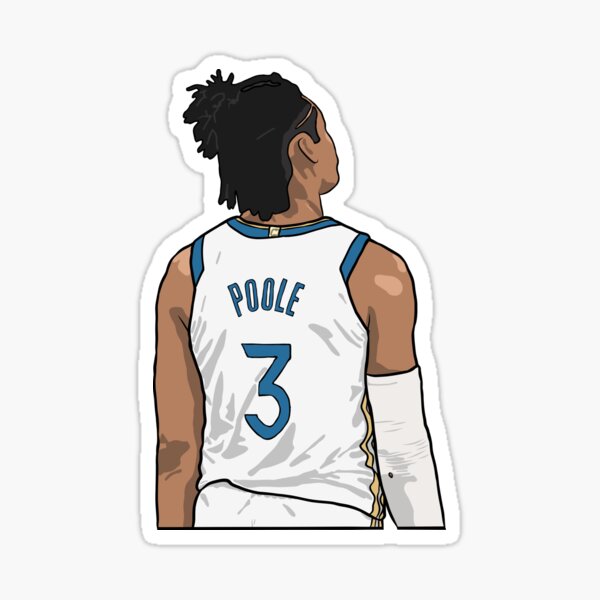 "Jordan Poole BackTo" Sticker for Sale by RatTrapTees Redbubble