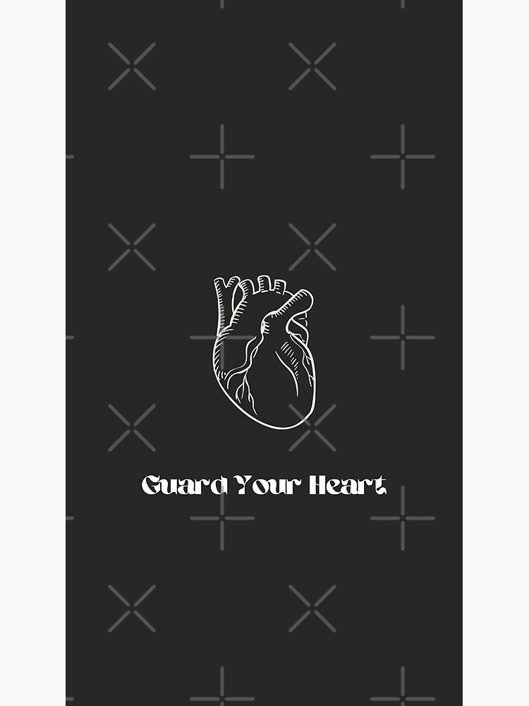 "Guard Your Heart" Poster for Sale by JoshuaMwaluseke Redbubble
