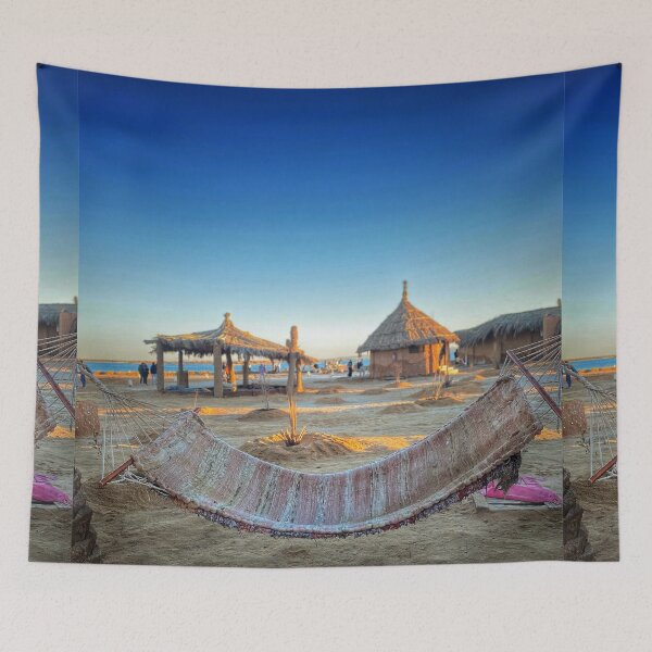 Item preview, Handmade hammock on the beach designed and sold by ahmedabdelbaset.