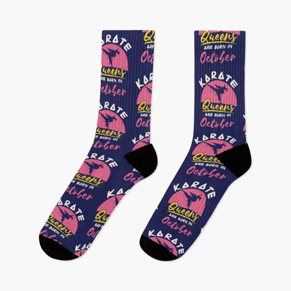 Item preview, Karate Queens Are Born in October Birthday designed and sold by jaygo.