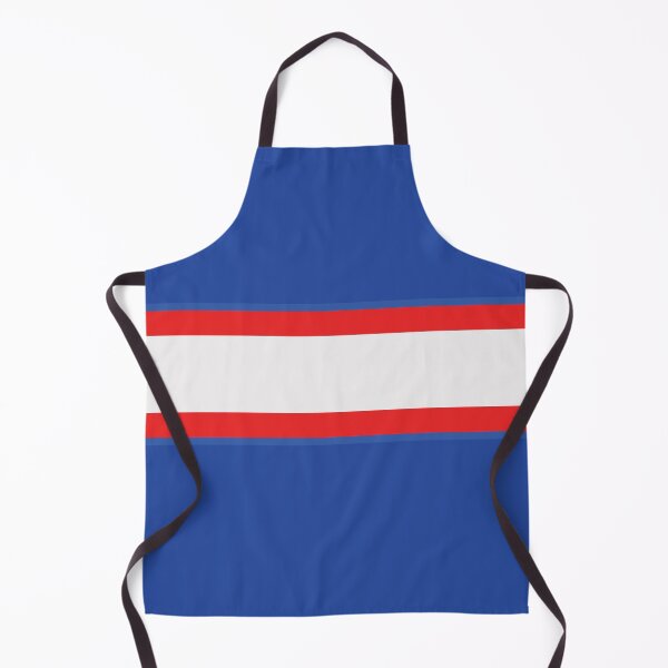 Item preview, Oldham Athletic Retro 1985 Blue Red White Bar Jersey designed and sold by Sporting Colour.