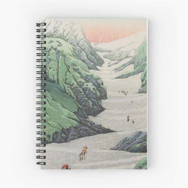 Item preview, Kawase Hasui  Snow valley of Mount Hakuba designed and sold by TeeARTHY.