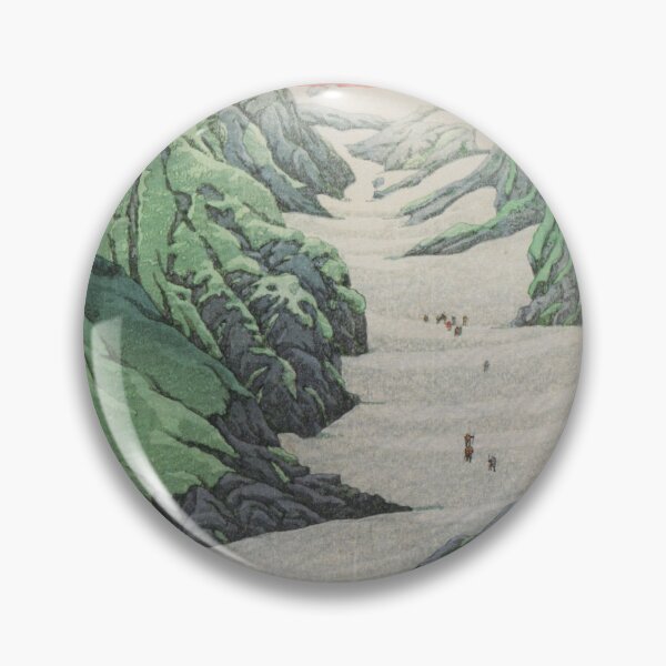 Item preview, Kawase Hasui  Snow valley of Mount Hakuba designed and sold by TeeARTHY.