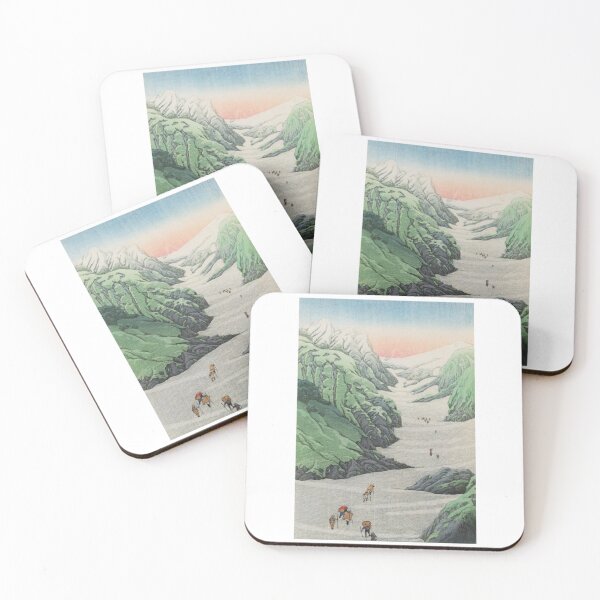 Item preview, Kawase Hasui  Snow valley of Mount Hakuba designed and sold by TeeARTHY.