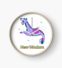 Sea Dragon (Purple) Clock