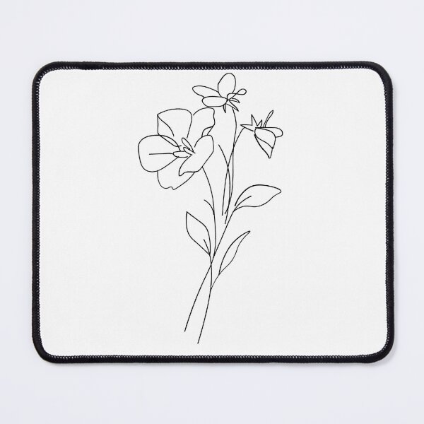 Item preview, Minimal Bunch of Flowers Digtial Art | Branch Nature Line Art Printable Download | Hand drawn Bouquet Poster | Cards | Pens and Pixels designed and sold by Pens and Pixels.