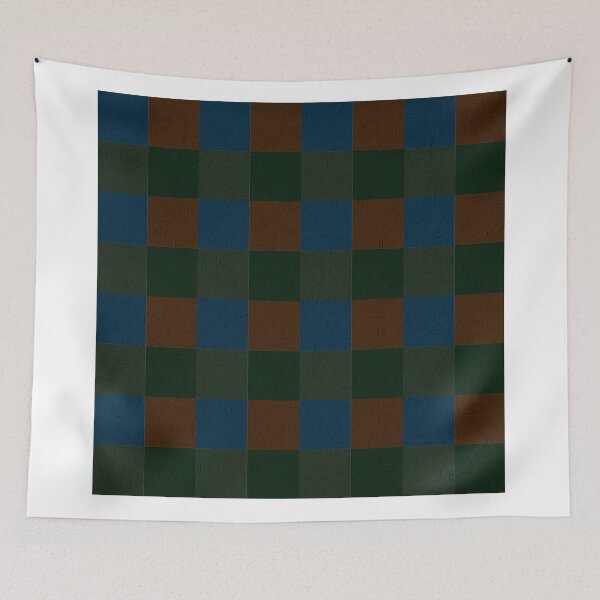 Item preview, Pelican Sky Checkerboard Mix — Shaded Spruce, Golden Lime, Marina, Autumn Maple and Natural Gray designed and sold by Robert Neff.