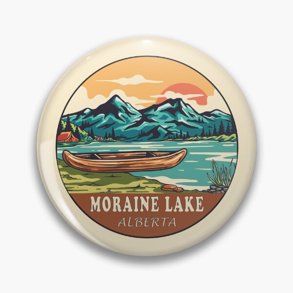 Item preview, Moraine Lake Alberta | Boating | Fishing designed and sold by KrisSidDesigns.