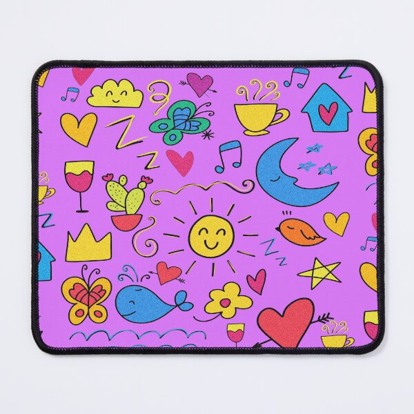 Item preview, Pink doodle pattern designed and sold by ILIA ILO.