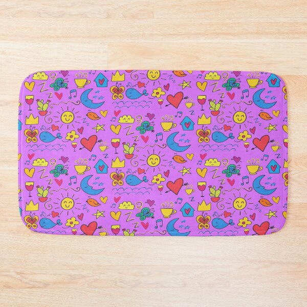 Item preview, Pink doodle pattern designed and sold by ILIA ILO.