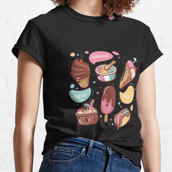 Icecream Aesthetic T-Shirts for Sale