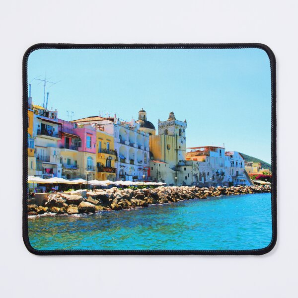 Item preview, Colored buildings in Ischia designed and sold by Kristina Drozd.