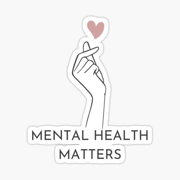 Item preview, Mental Health Matters designed and sold by BuraxisQuotes.