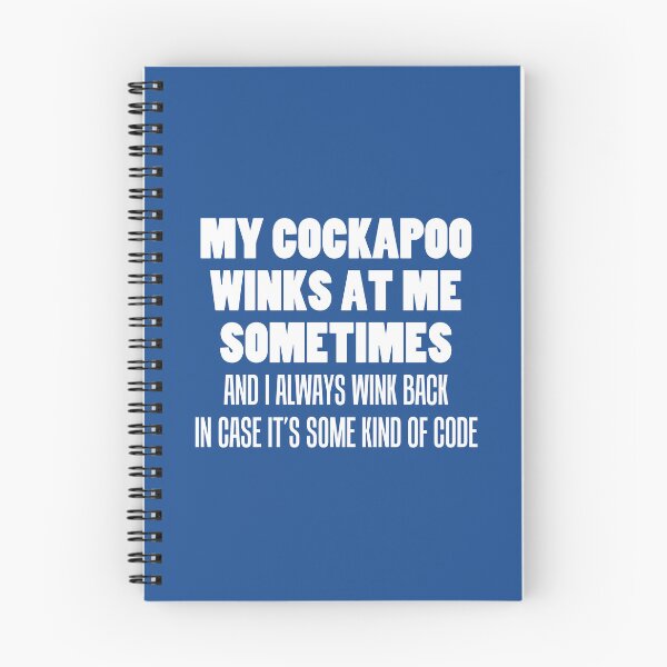 Item preview, My Cockapoo Winks At Me Sometimes Funny Dog Owner designed and sold by jaycartoonist.