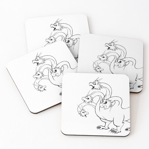 Item preview, Hydra line art designed and sold by BeccaDoodles.