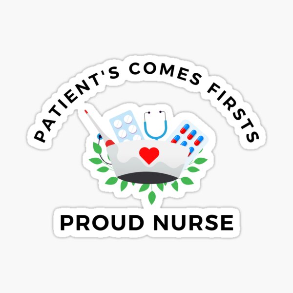 Nurses On Strike Patients Comes First Before Profit Nurse Sticker