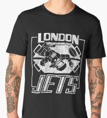London Jets distressed logo Men's Premium T-Shirt