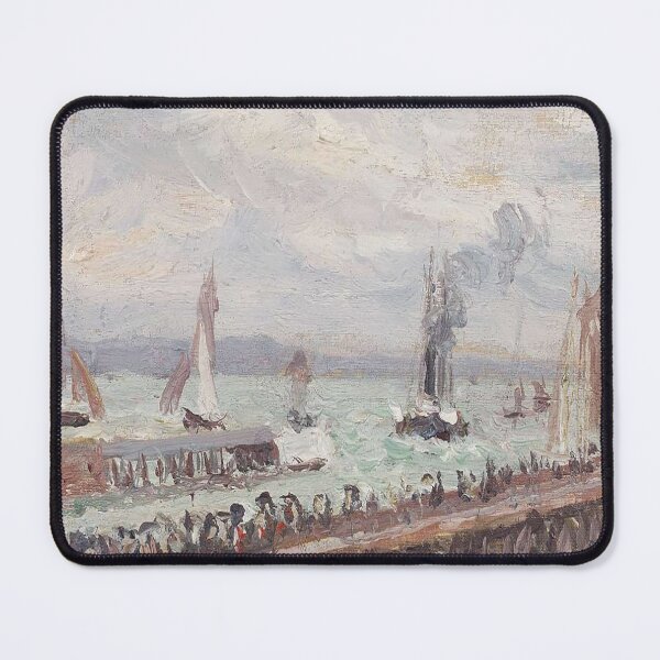 Item preview,  Camille Pissarro baillygallery camille pissarro between the port of le havre and the west breakwater sun sea agitates 1903 designed and sold by MARWA-STORE.