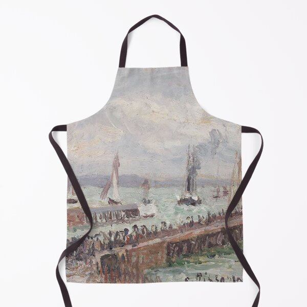 Item preview, Camille Pissarro baillygallery camille pissarro between the port of le havre and the west breakwater sun sea agitates 1903 designed and sold by MARWA-STORE.