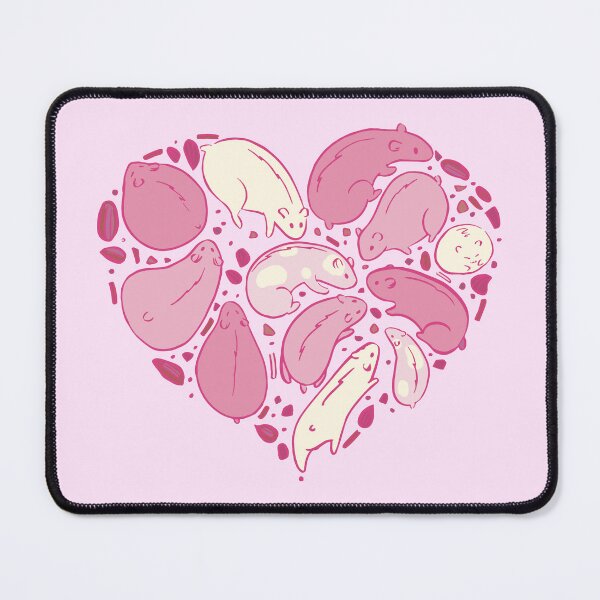 Item preview, Hamster Love (Pink) designed and sold by YELLOLEM.