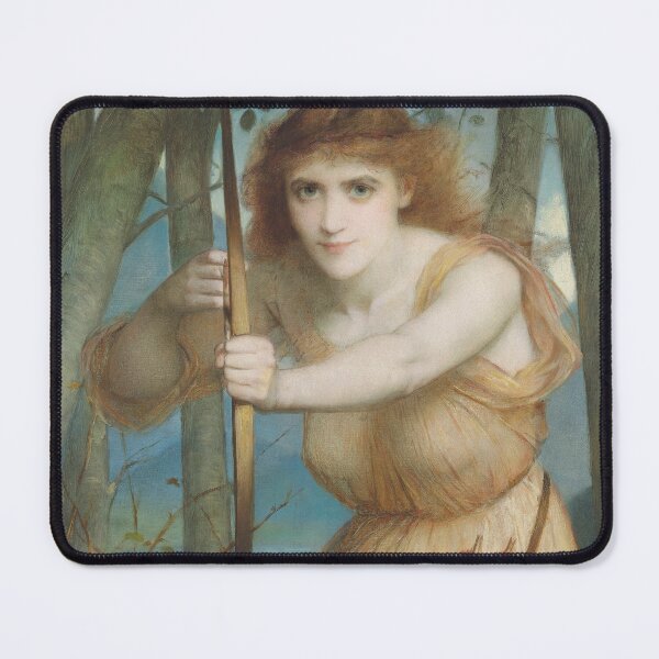 Item preview, The Archer | Charles Edward Halle | 1909 Pre-Raphaelite Art designed and sold by CJET.