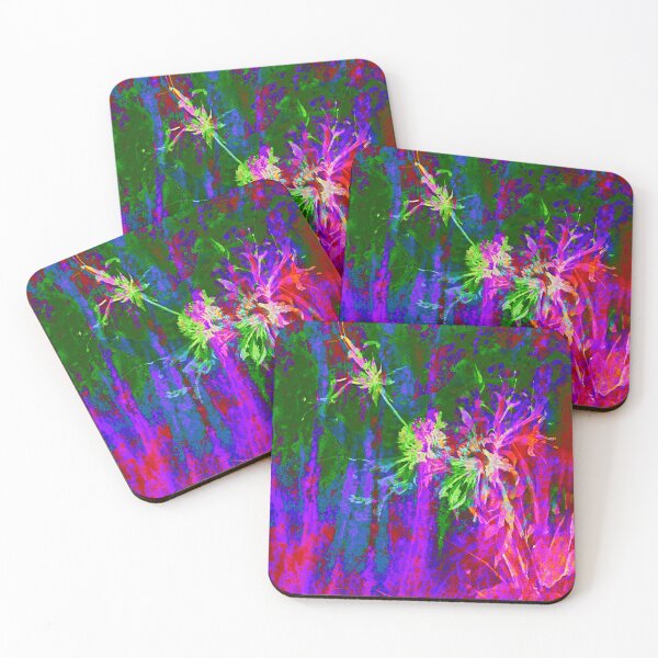 Item preview, Bee Balm Abstract Floral Art designed and sold by EdwardMonet.