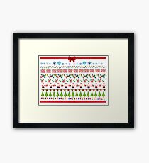 Ugly Christmas Design Framed Print