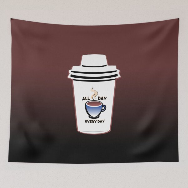 Item preview, Coffee - All Day, Every Day designed and sold by ArtFactoryAI.