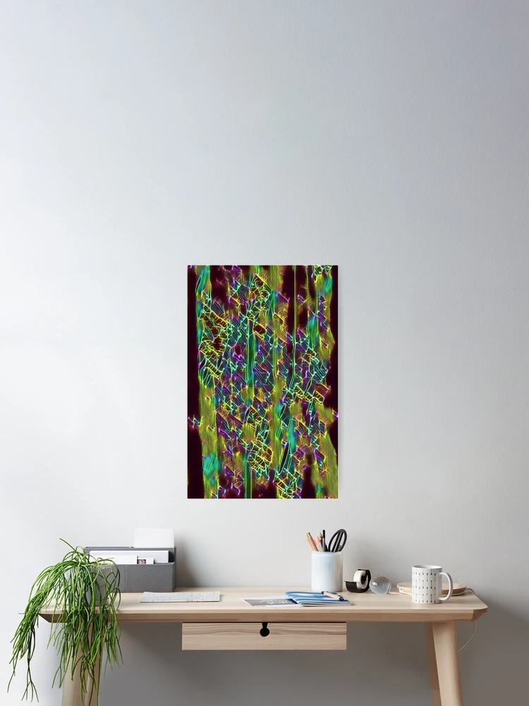 Thumbnail 2 of 3, Poster, Fiber Pattern designed and sold by RivehArt.