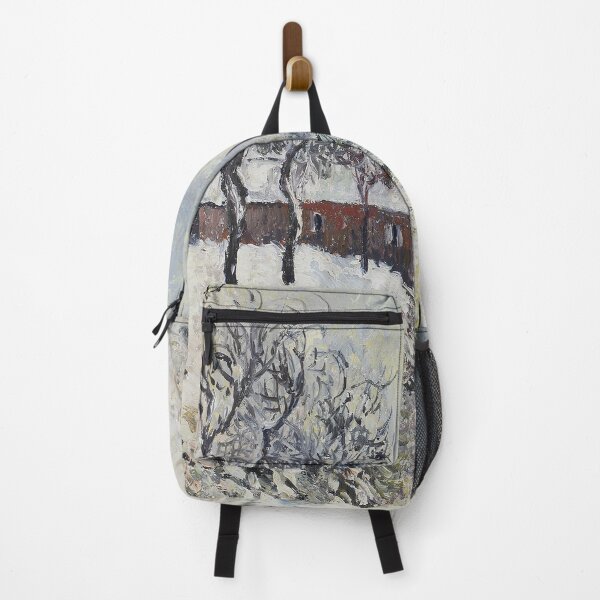 Item preview, Camille Pissarro tituló Snowy road con la casa cortesía de ms rau redimensionada designed and sold by MARWA-STORE.