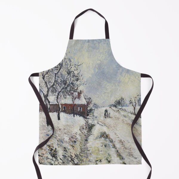 Item preview, Camille Pissarro titled snowy road with house courtesy ms rau resized designed and sold by MARWA-STORE.