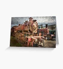 Steam Trains Greeting Card