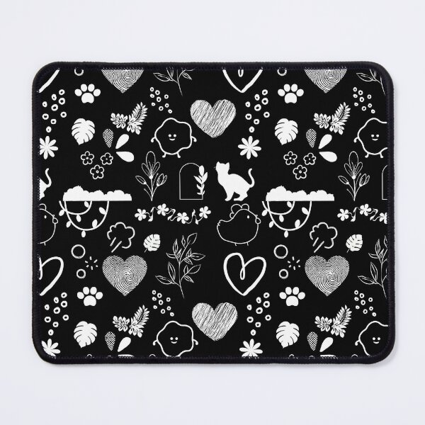 Item preview, Collection of hearts, cats and flower - Patterns Design designed and sold by Hageeer.