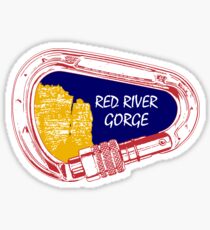 Red River Gorge Kletterkarabiner Sticker