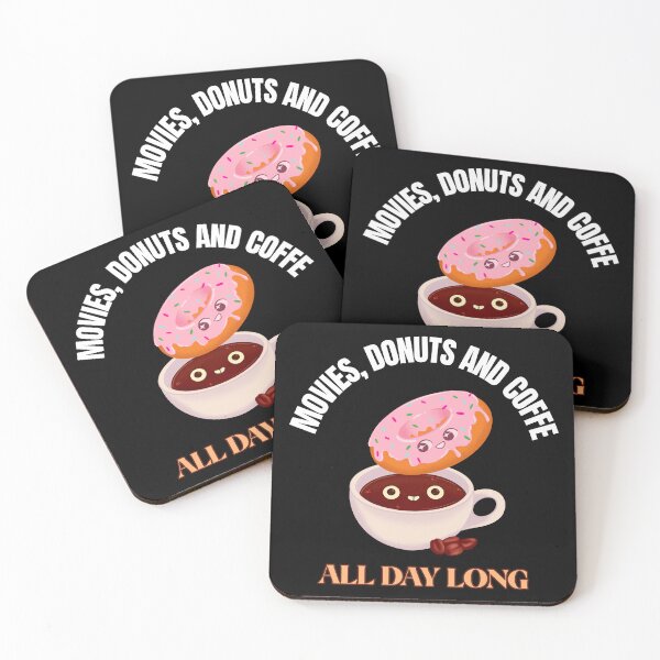 Item preview, MOVIES, DONUTS AND COFFEE ALL DAY LONG designed and sold by MJ96-PRO.